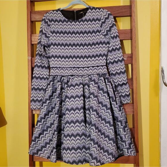 NWOT Maje Royaume Purple Geo Print Dress, Sz 3 / L - Picture 4 of 5